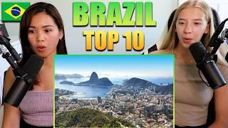 American Girls React To 10 Best Places To Visit In Brazil