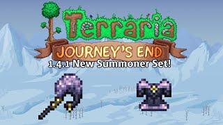 The new Snow Flinx SUMMONER Weapon and Armor in Terraria 1.4.1 Journey'sEnd!(And How to obtain them)