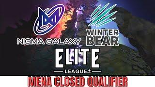 DOTA 2 - SUMAIL VS MIKEY REMATCH - NIGMA GALAXY VS WINTER BEAR - ELITE LEAGUE MENA CLOSED QUALIFIERS