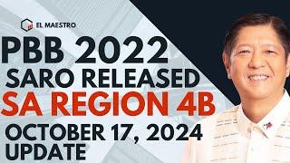 PBB 2022 SARO RELEASED SA 7 NEW SDO OCTOBER 17, 2024