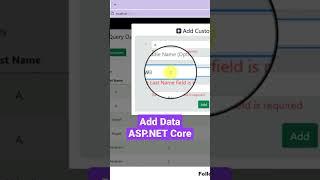 Do This to Add Data using #aspdotnetcore #aspdotnetcore7 and #jquery #datatables via #asmak9