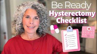 The Hysterectomy Preparation Checklist YOU NEED | How I'm Preparing For Hysterectomy Surgery