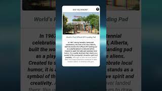 World’s First Official UFO Landing Pad | #fact #facts #shorts