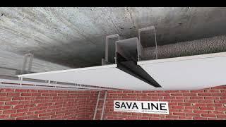 SAVA-LINE - Щелевые линейные решетки-диффузоры скрытого монтажа от производителя