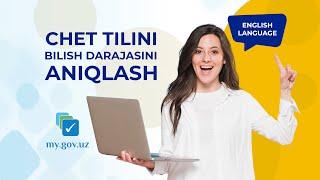 Chet tilini bilish darajasini aniqlash