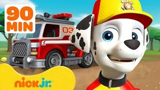 Psi Patrol | Najlepsze akcje Marshalla z Psiego Patrolu i jego wozu strażackiego! | Nick Jr. Polska