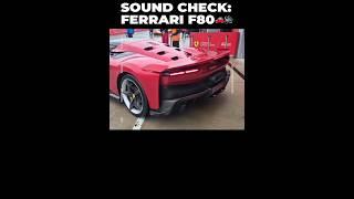 ferrari f80 sound