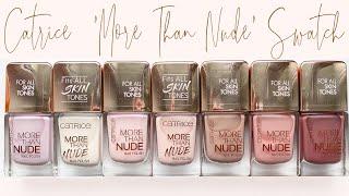 Catrice Nail Polish | More Than Nude | Live Swatch on real Nails
