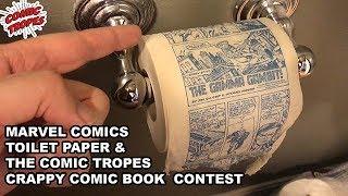 Marvel Comics Toilet Paper and the Comic Tropes Crappy Comic Book Contest