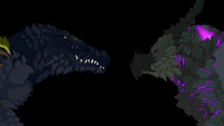 Drago vs Shin Dagon part 1 animation - Drago Monsterverse
