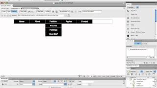 Dreamweaver - Spry 05 - Change The Cell Width of Spry Menu Bar