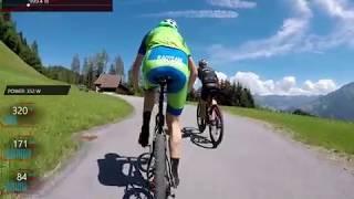 Tschlenga Bike Vorarlberger Mountainbike Hillclimb Race (Data Overlay)