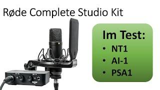 Røde NT1 Røde AI-1 und Røde PSA1: Complete Studio Kit mit Testaufnahme #Testbericht