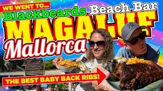 We went to Blackbeard's Beach Bar & Grill in MAGALUF for the BEST BABY BACK RIBS in MALLORCA!