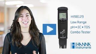 Hanna Lab - Learn How to Set Up and Calibrate the Hanna Instruments pH, EC, TDS Combo Tester HI98129