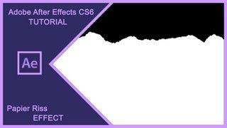 ADOBE AFTER EFFECTS CS6 - Papier Riss Effect / Intro Tutorial für Anfänger [German Deutsch] 2013