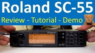 Roland SC-55 Sound Canvas Review Guide Demonstration