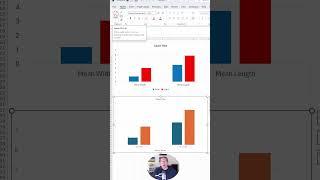 How to copy graph formatting in Excel #shorts #excel