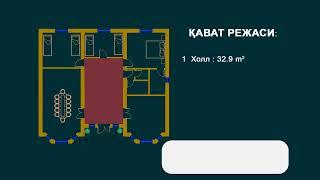 SHERTOY-Ихчам Уй Лойихаси 15х20 Тулик плани билан