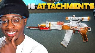 I Used 16 ATTACHMENTS on 1 Warzone Loadout