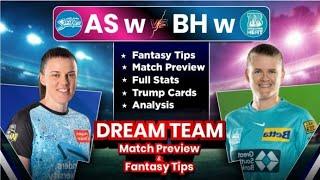 AS-W vs BH-W Fantasy Dream11 Prediction, AS-W vs BH-W 2024, AS-W vs BH-W Australia Womens T20 match