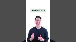TikDownload - TikTok Video Downloader without Watermark and in MP3