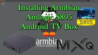 Installing Armbian on Amlogic S805 Android TV Box (OttBox MXQ)