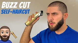 Beginner Buzz Cut Self-Haircut Tutorial | How To Cut Your Own Hair