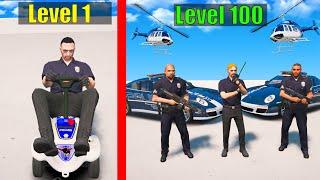 von LVL  1 bis LVL 100 POLIZIST spielen in GTA 5 RP