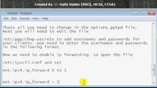 Linux VPN Server Configuration (Hafiz Haider)