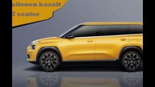 If Citroen Basalt was a 7-seater SUV - Car Design Photoshop Rendering | Rides Reimagined