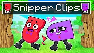 Playing As SNIPPER CLIPS In Minecraft!