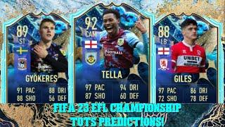 FIFA 23 EFL CHAMPIONSHIP TOTS PREDICTIONS FT. TELLA, GYOKERES AND GILES