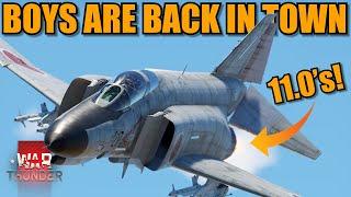 A LOOK in the NEW 11.0's! MiG-21Bis, F-4EJ & MiG-23M! NEW BR CHANGES! - War Thunder