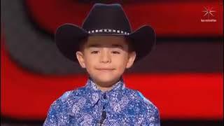 Audicion a Ciegas LA VOZ KIDS 2019 ROBERTO XAVIER MARIN (CANTO ALA MADRE)