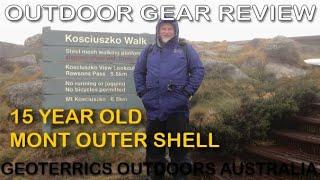 15 year old Mont Adventure Equipment Outer Shell - Geoterrics Outdoors Australia Gear Review