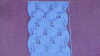 Knitting pattern "Leaves" + scheme
