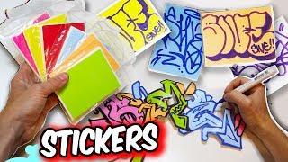 Handmade Colored Stickers