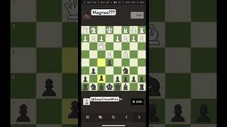 I played against Magnus today #chess #checkmate #win #funny #shorts #youtubeshorts