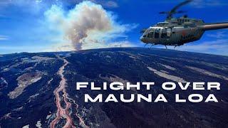 Flying over the biggest active volcano in the world - MAUNA LOA 2022