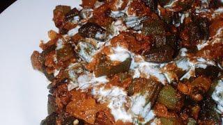 Fried Dahi bhindi ll dhaba style ll mamta cooking recipe #shorts #cooking #bhindi ll