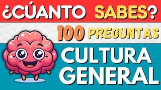 TEST DE CULTURA GENERAL DIFICIL  ¿Podrás Completarlo?  100 Preguntas de CULTURA GENERAL 