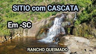 Sitio com cascata em Rancho Queimado - SC. Bom acesso 3 hectares próximo da cidade. R$ 800.000,00