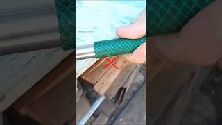 New Homemade Tips and Tricks! How to Securely Attach a Hose to a Metal Pipe without a clamp #shorts