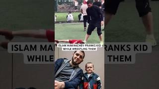 ISLAM PULLS A TRICK ON A KID WHILE WRESTLING THEM