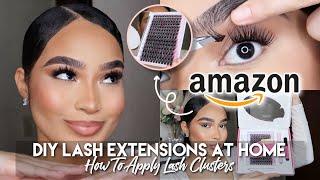 Calailis DIY Lash Extensions AT HOME | AMAZON INDIVIDUAL LASH CLUSTERS KIT TUTORIAL