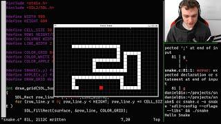 Coding Snake in C | Graphics | Ep. 1