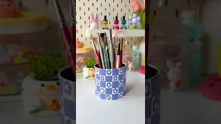 DIY Brush holder #shortviral #craft #art #diy #diycrafts #acrylicpainting