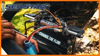 How To Bleed & Replace Marine Hydraulic Steering EASILY - SEASTAR