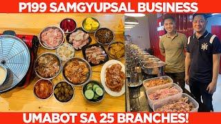 PATOK na ₱199 SAMGYUPSAL, umabot sa 25 branches nong pandemic! How to start korean bbq business